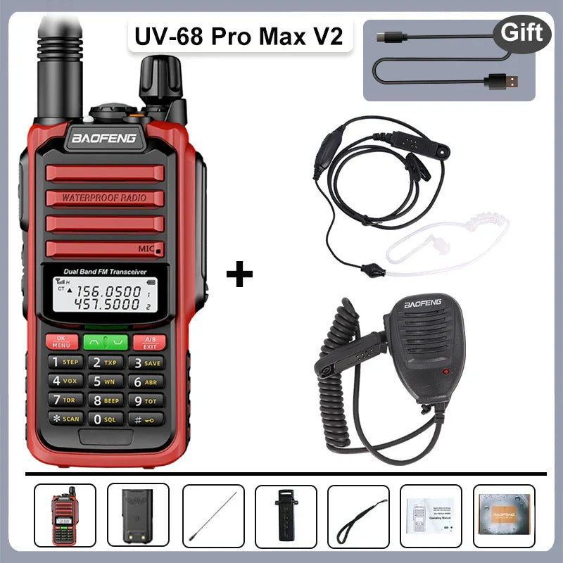 Walkie talkies met bereik tot 5 km