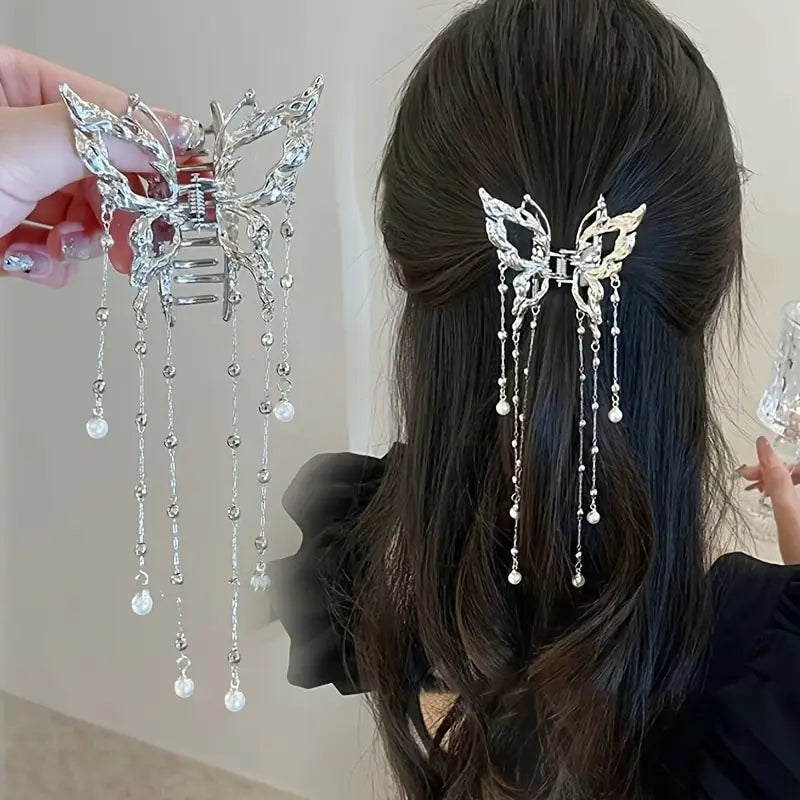 Dames haarband met glanzende details