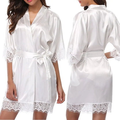 Ochtendjas voor dames - zijdezachte elegantie voor een ontspannen ochtend