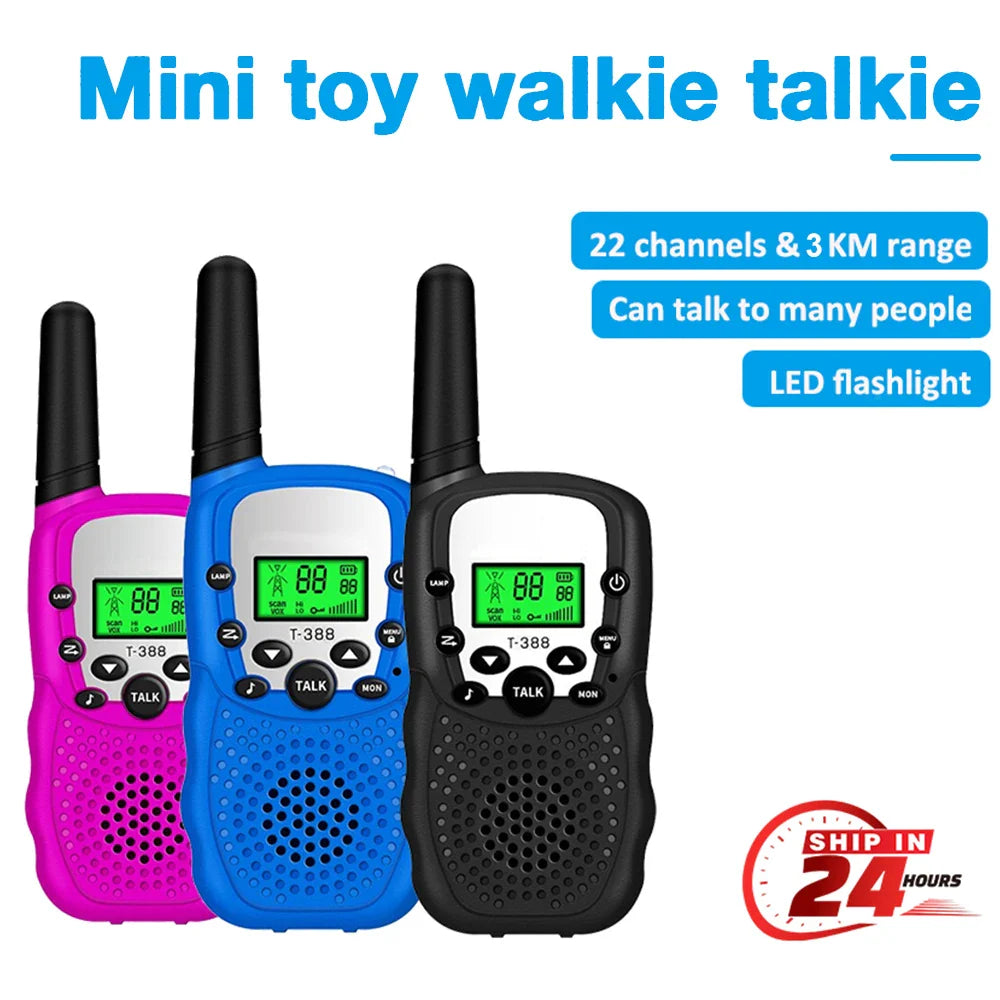 Kindvriendelijke walkie talkie met volumebegrenzing