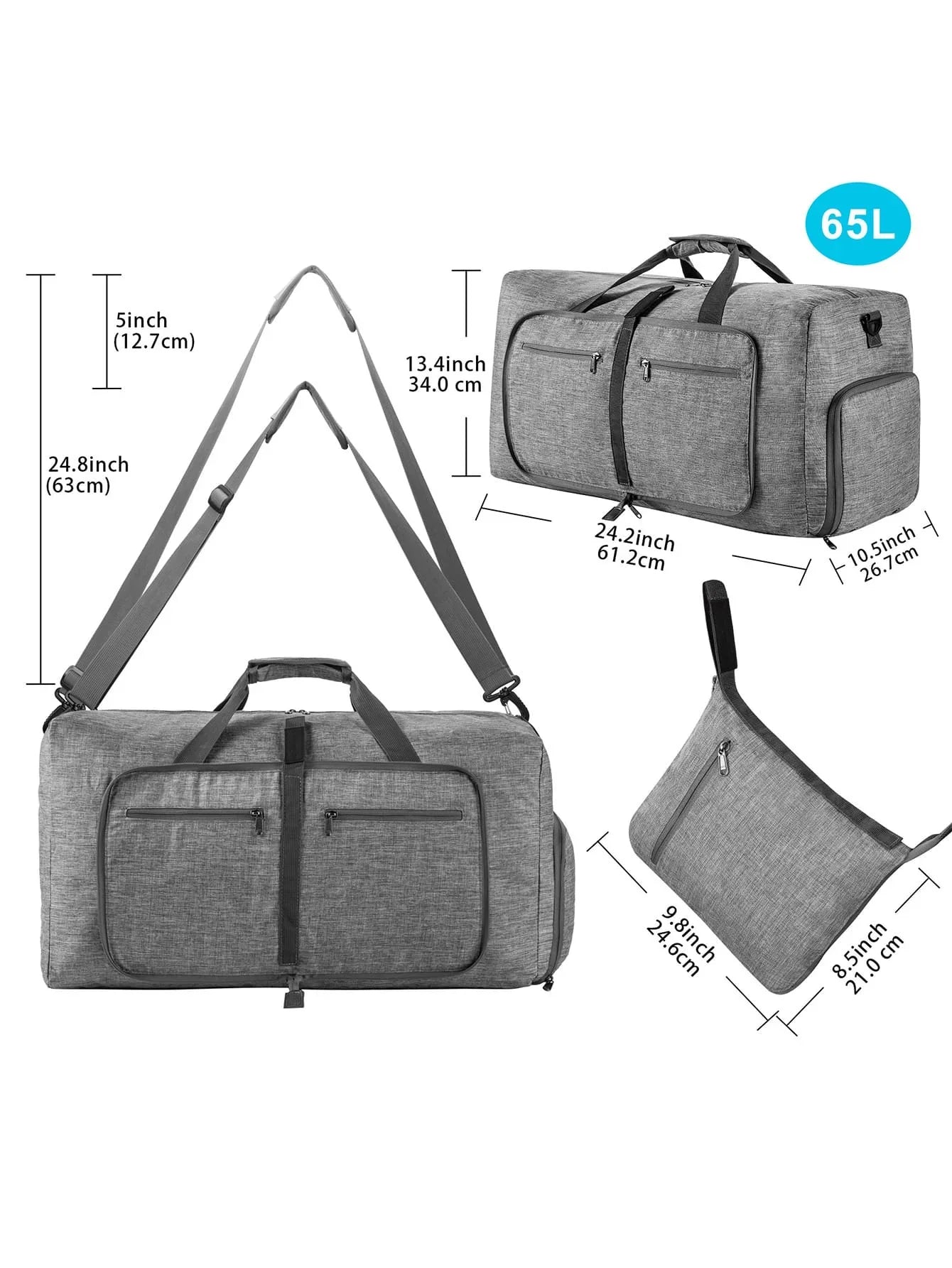 Tote-style draagtas met abstract design