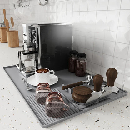 Barista accessoires in RVS en hout