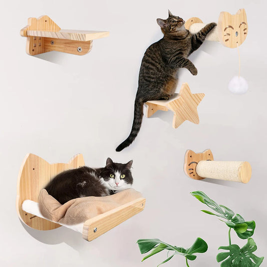 Kattenkrabmeubel met hout en sisal – Duurzaam en stijlvol