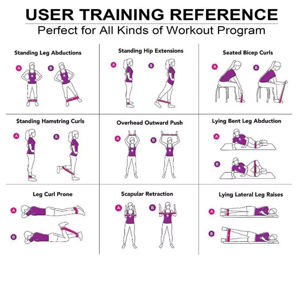 Zware weerstandsband voor squats – Meer uitdaging