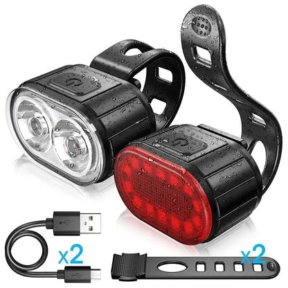 Heldere LED fietslamp met duurzame batterij