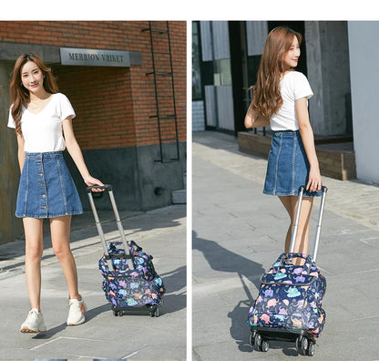 Tote-style draagtas met abstract design