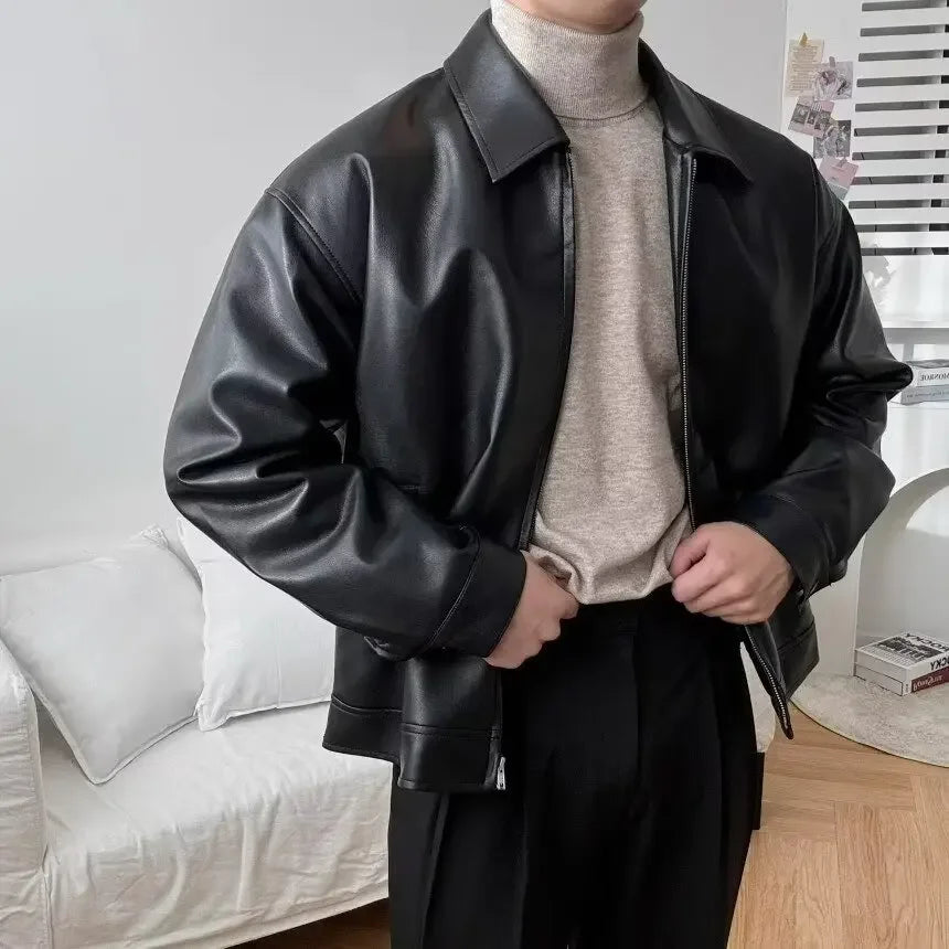 Leren jassen voor mannen in streetwearstijl – Jong en dynamisch