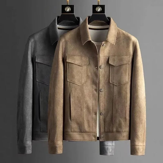 Leren jas voor mannen met stoere uitstraling – Zelfverzekerde look
