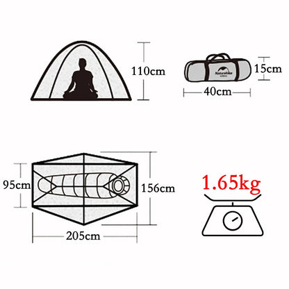 Pop up tent Action met extra ruimte – Comfortabel kamperen