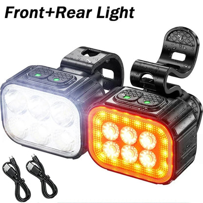 LED fietslamp met smalle en brede modus