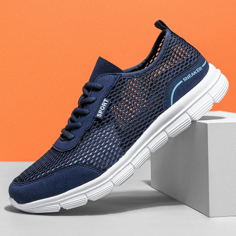 Lichte linnen sneakers voor heren