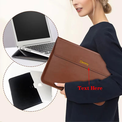 Laptop tas van echt leer – Hoogwaardige afwerking en luxe uitstraling