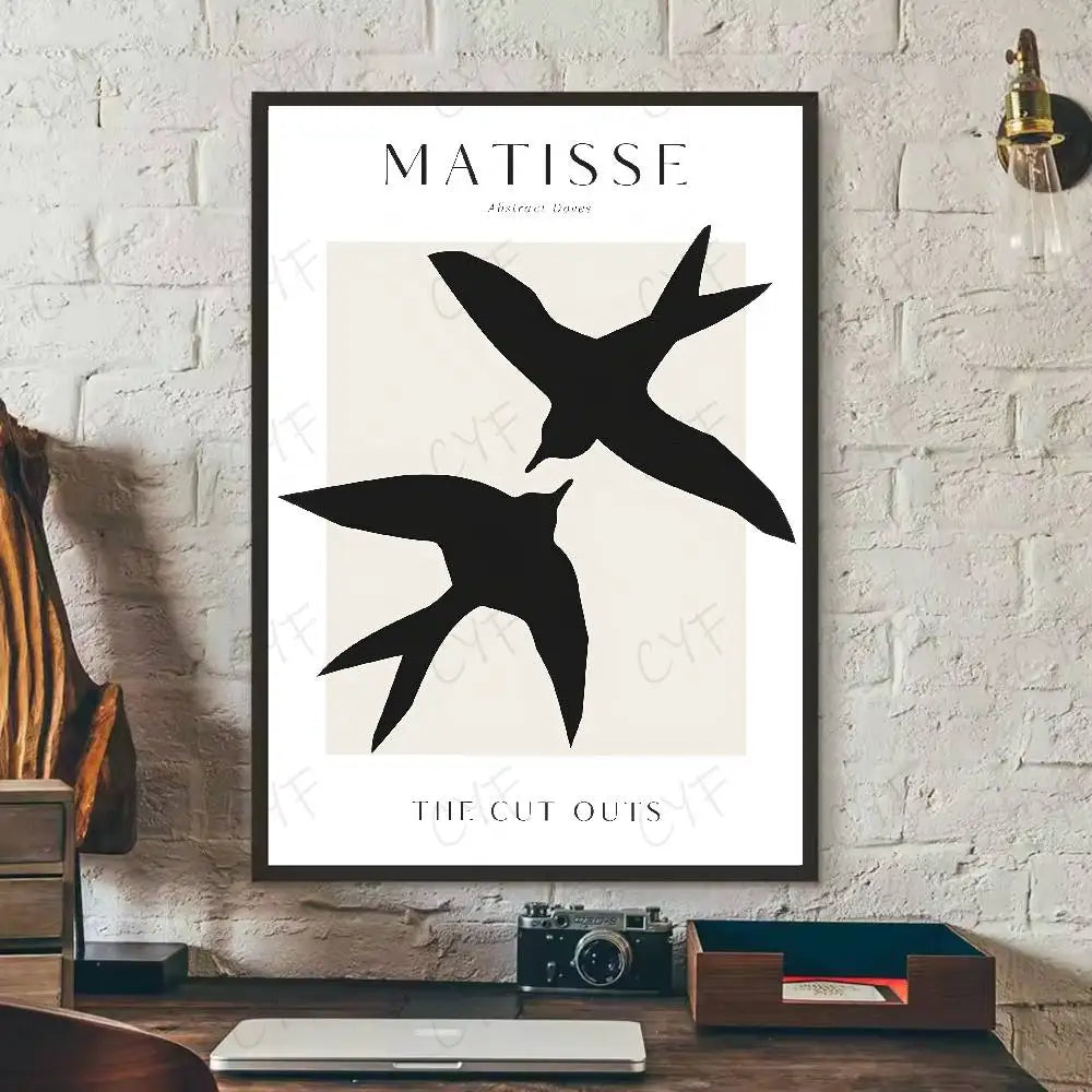 Poster met illustratie van koffie of wijn