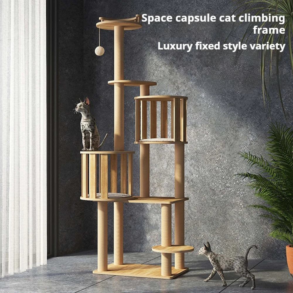 Kattenpaal met dikke sisalpalen – Extra sterk