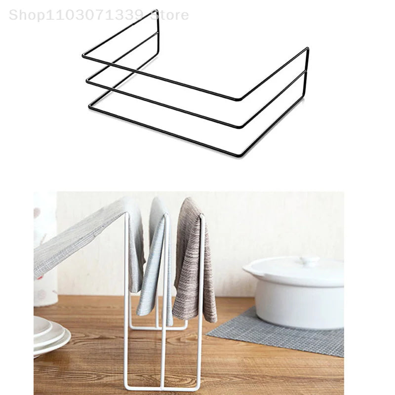 Design handdoek rekken in zwart staal – Industrieel en strak