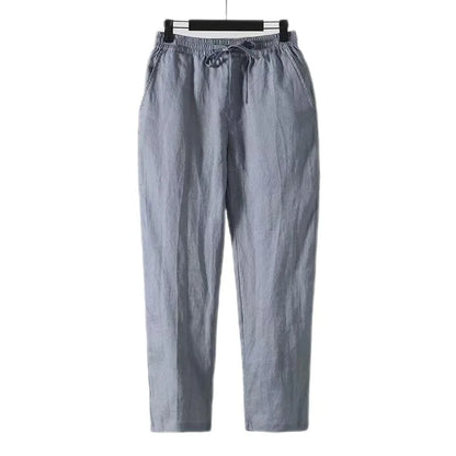 Linnen broek man met luchtige pasvorm – Ideaal voor warm weer