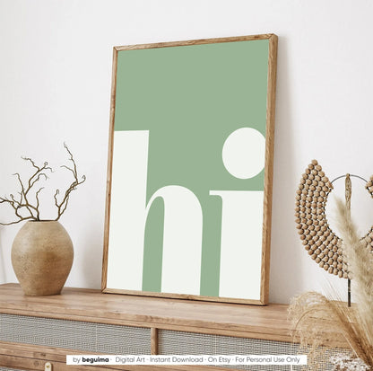 Posterset voor harmonieuze wand