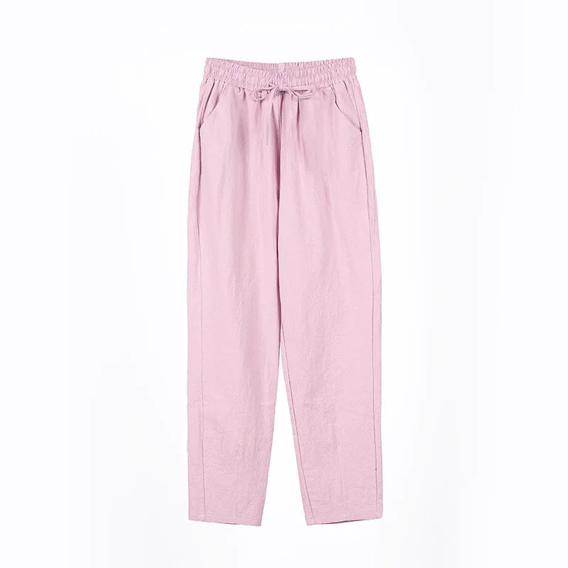 C&A linnen broek dames in beige – Natuurlijke uitstraling