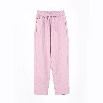 C&A linnen broek dames in beige – Natuurlijke uitstraling