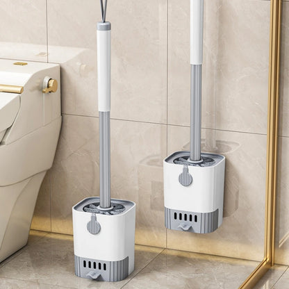 Toiletborstel in glazen houder – Elegant en uniek