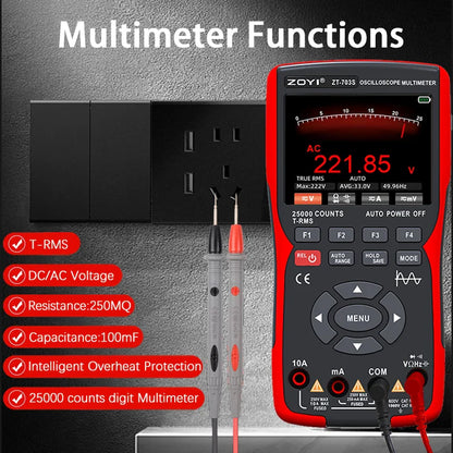 Multimeter met sterke behuizing voor intensief gebruik
