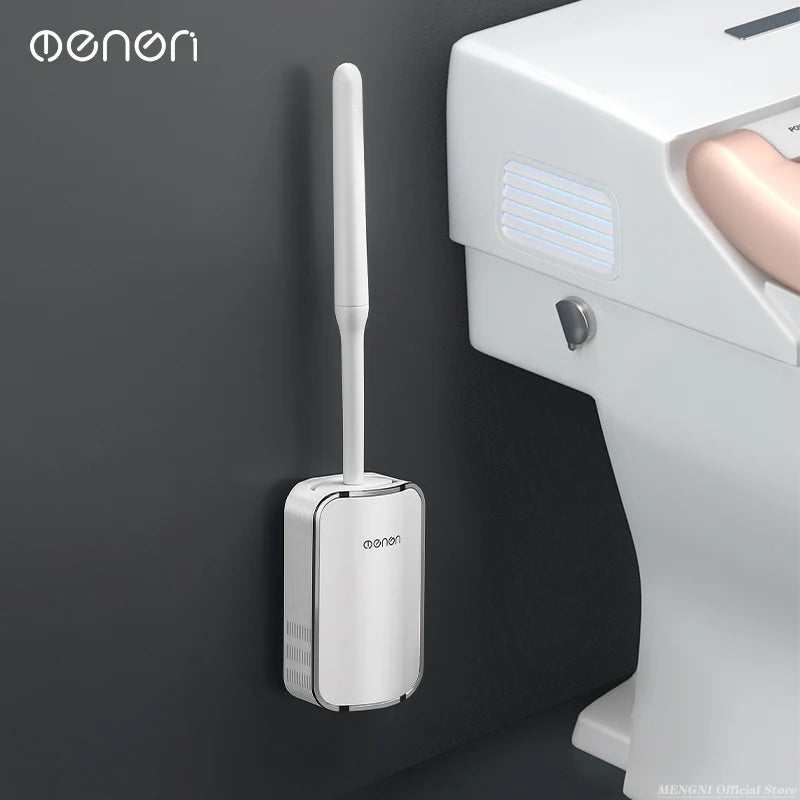 Toiletborstel met houder in betonlook – Stoer design