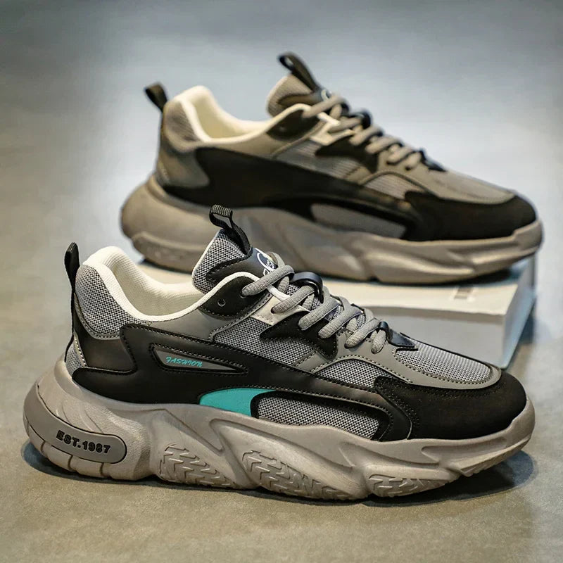 Veterschoenen heren zomer met comfortzool