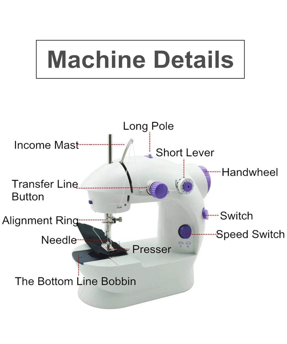 Janome naaimachine met verschillende persvoeten – Veelzijdig inzetbaar