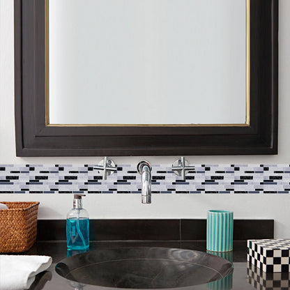 Mozaiek toilet achterwand – Kleine tegels, groot effect