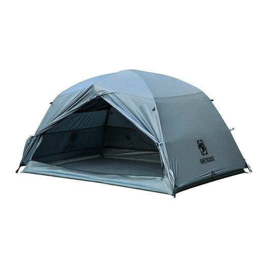 Pop-up tent Decathlon met scheerlijnen – Extra stevig