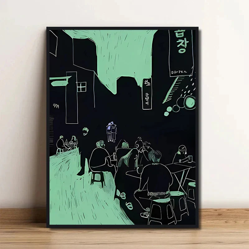 Kinderposter met vrolijke kleuren