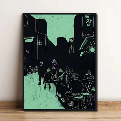Kinderposter met vrolijke kleuren