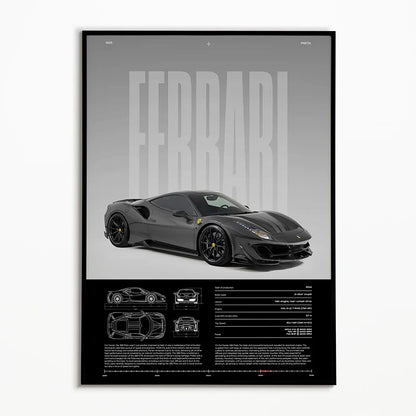 Grafische posters in zwart-wit stijl