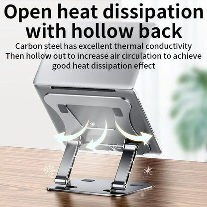 Verhoogde laptop standaard voor betere ergonomie