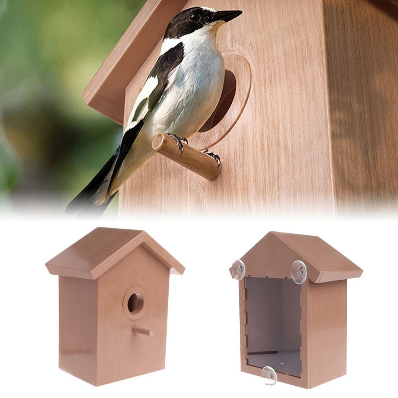 Intratuin vogelhuisje met platte bodem – Eenvoudig te monteren
