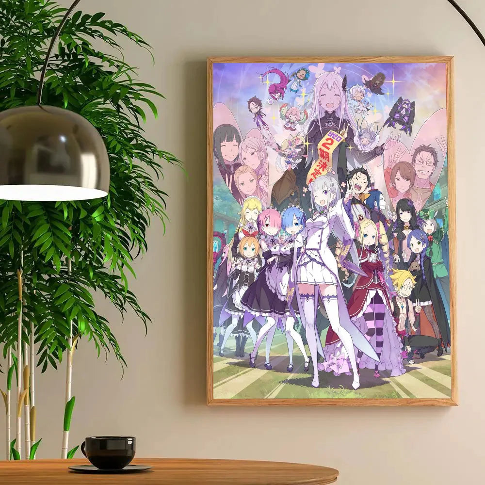 Zwart-wit portretposter