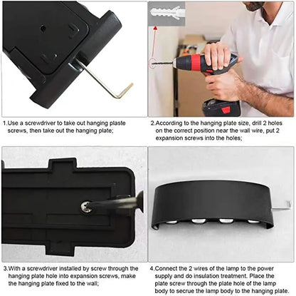 Karwei wandlamp op batterijen met sfeerlicht – Warme uitstraling