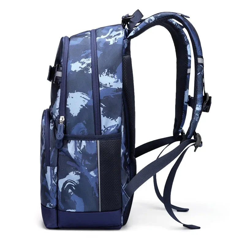 Zebra schooltas met sterprint – Cool en functioneel