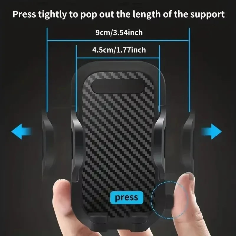 Telefoonhouder met extra lange arm – Ook handig voor grotere auto's