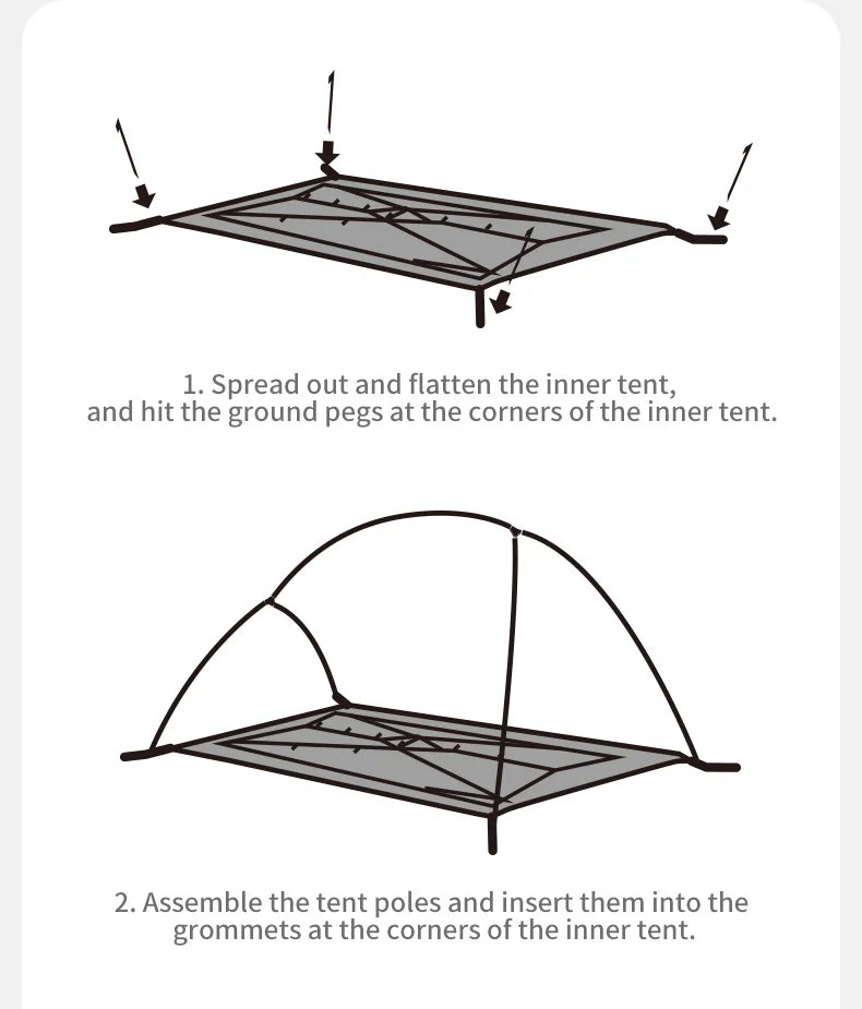 Action pop-up tent met reflectoren – Veilig en zichtbaar