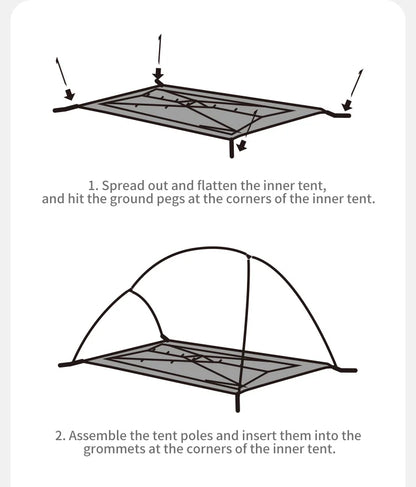 Action pop-up tent met reflectoren – Veilig en zichtbaar