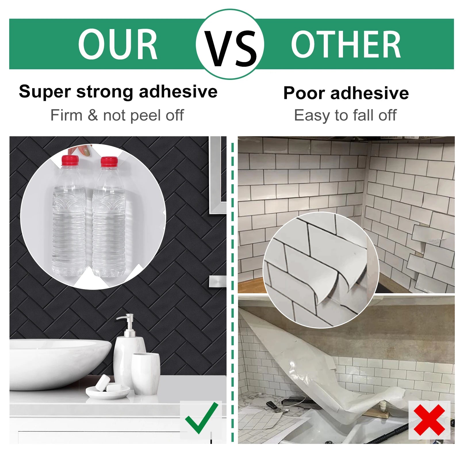 Mozaiek tegelpatroon badkamer – Visueel interessant