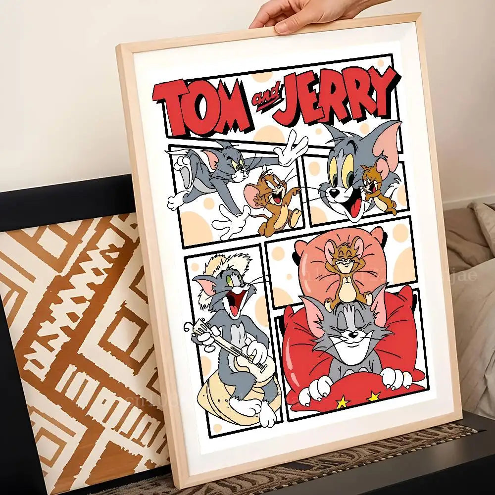 Vintage wereldkaart poster