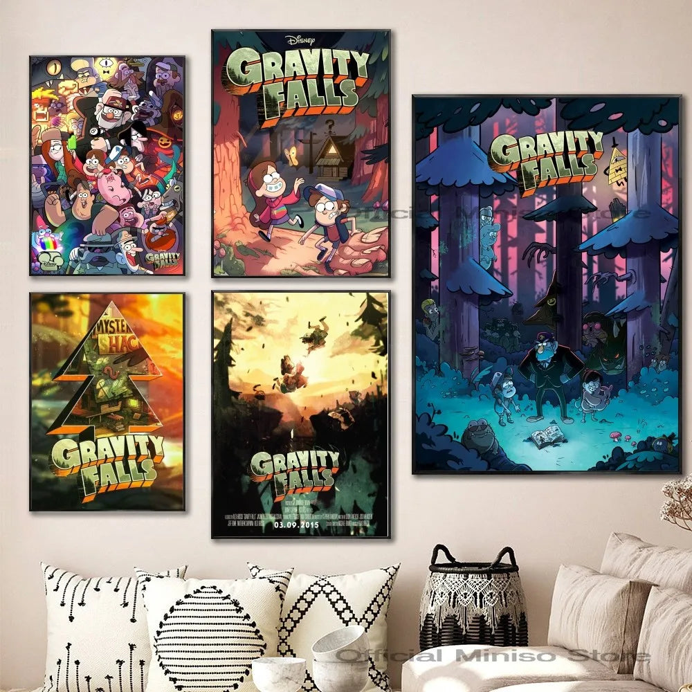Kinderposters met leuke figuurtjes