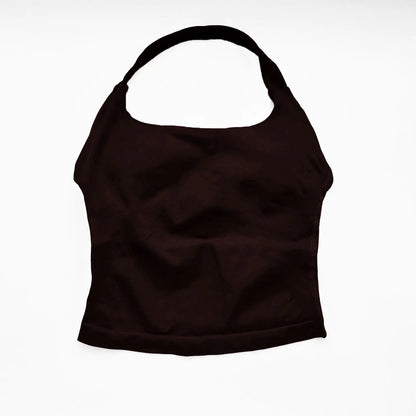 Modieuze yoga kleding met rugdetail