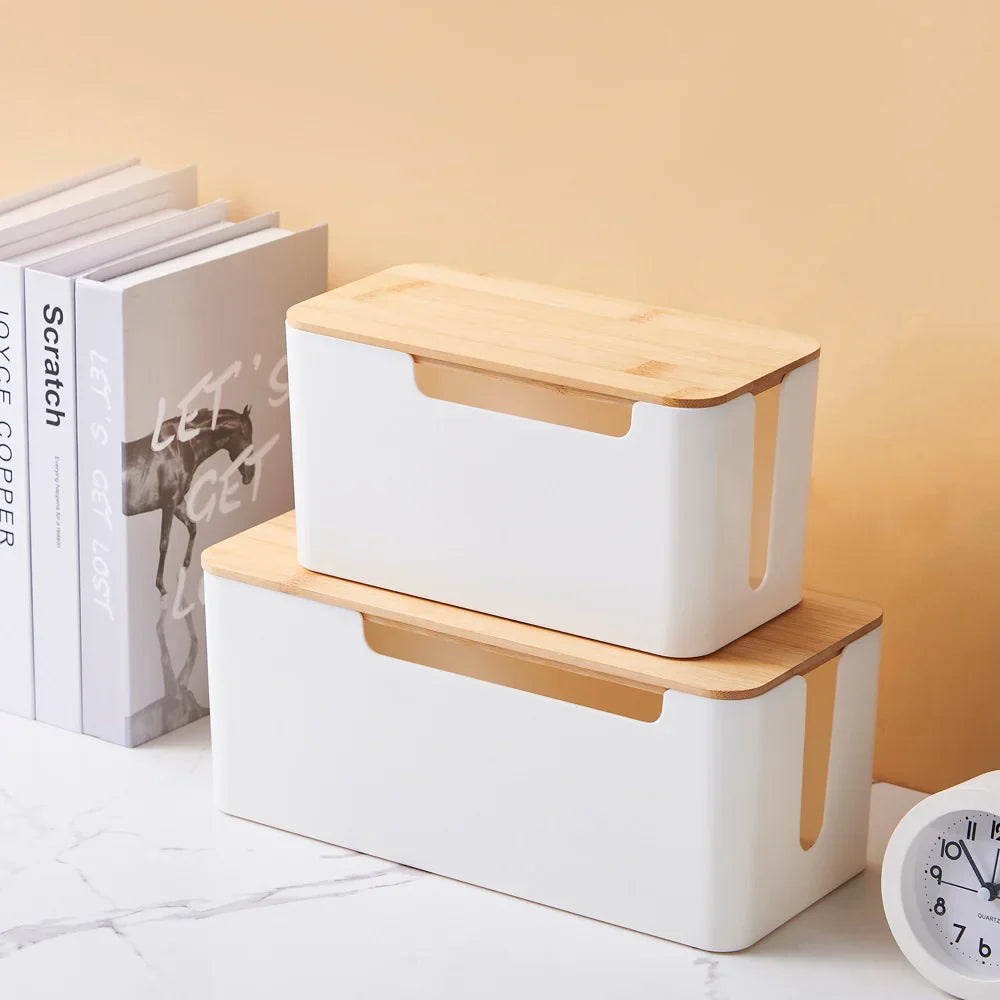 Organizer voor snoeren met ritsvak – Compact en stevig
