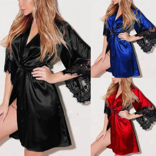 Ochtendjas voor dames - zijdezachte elegantie voor een ontspannen ochtend