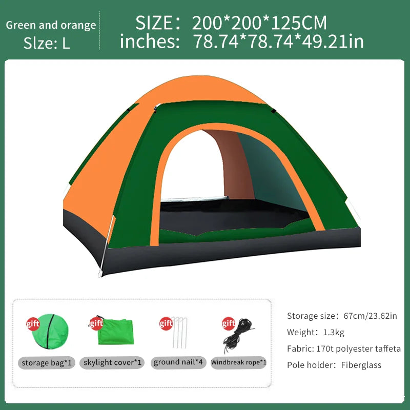 Pop up tent voor backpackers – Licht en compact