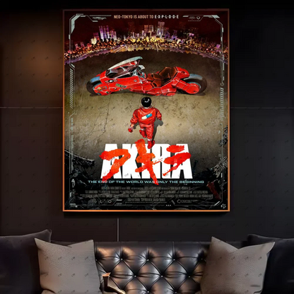 Stadsposter met skyline design
