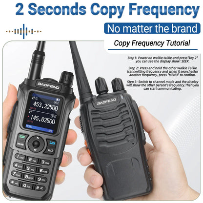 Walkie talkies met kristalhelder geluid